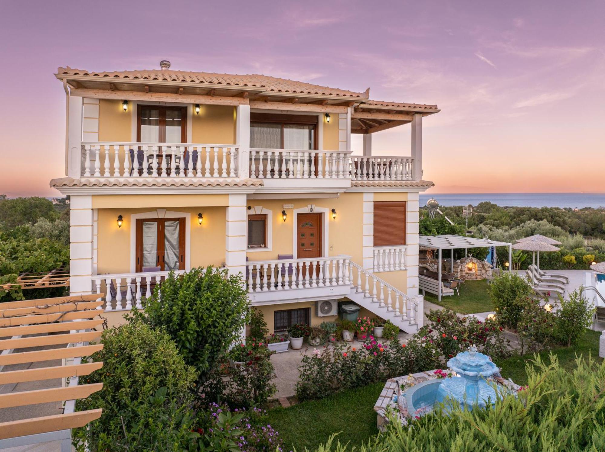 Villa Alonia Skala  Exteriér fotografie