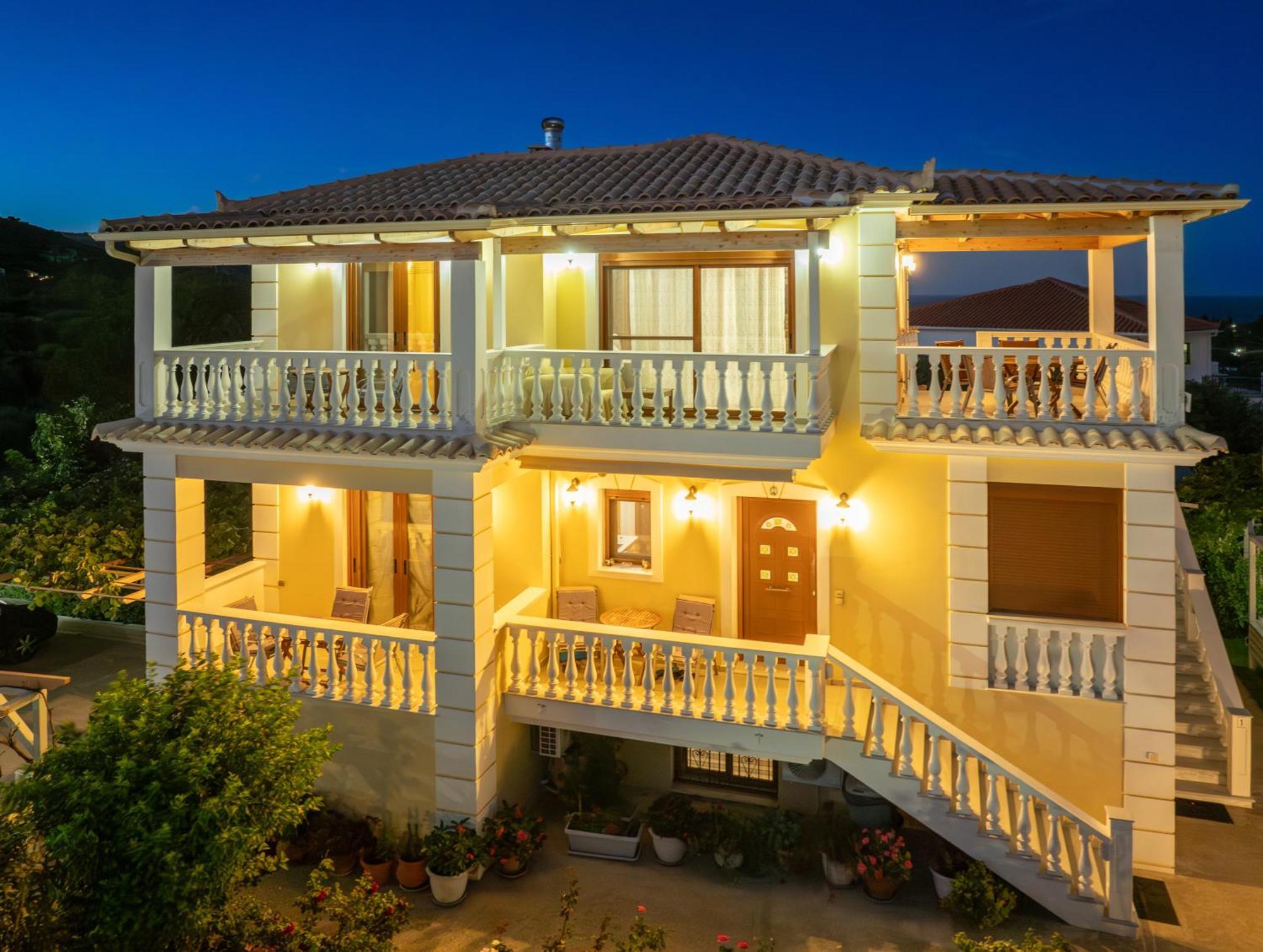 Villa Alonia Skala  Exteriér fotografie